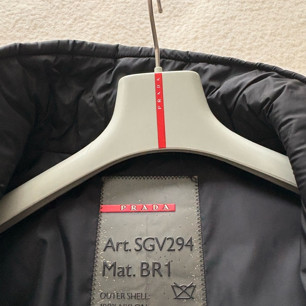 Prada Black Shiny Puffer Jacket